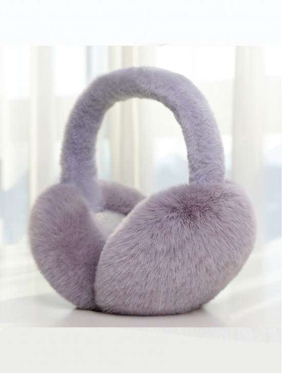 Solid Color Plush Earmuff